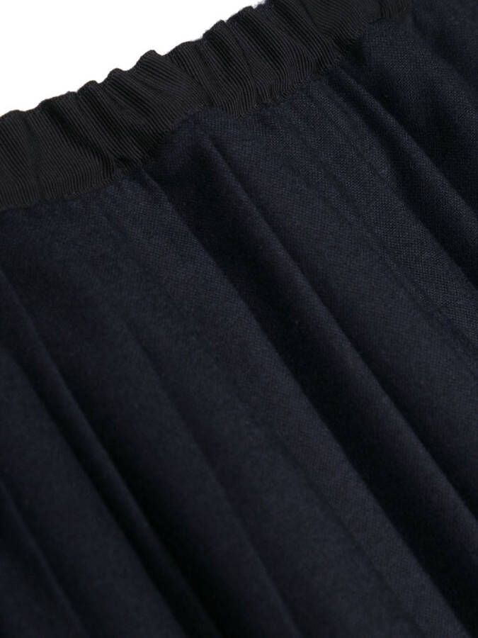 Bonpoint Mini plooirok Blauw