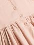 Bonpoint Ribfluwelen jurk Roze - Thumbnail 3