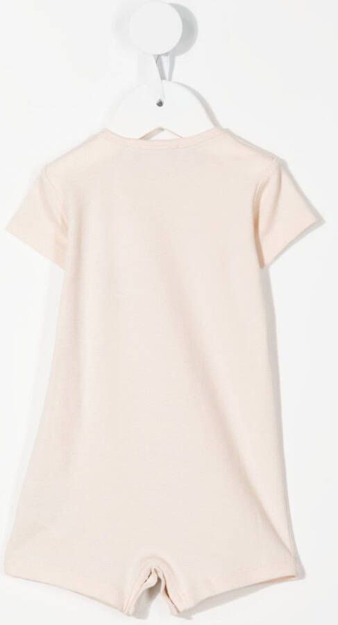 Bonpoint Romper met grafische print Beige