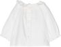 Bonpoint Shirt met gewelfde kraag Wit - Thumbnail 2