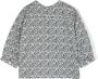 Bonpoint Shirt met bloe print Beige - Thumbnail 2