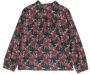 Bonpoint Shirt met bloe print Groen - Thumbnail 2