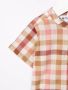 Bonpoint Shirt met gingham ruit Beige - Thumbnail 3