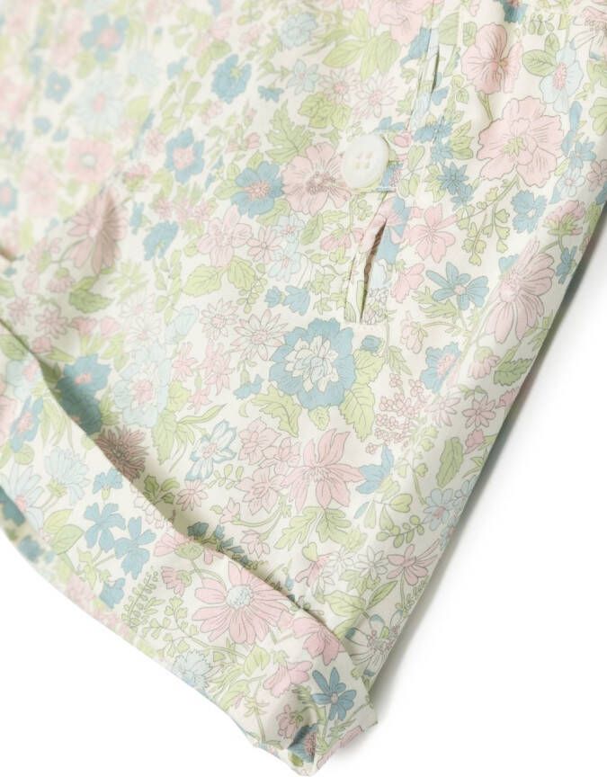 Bonpoint Shorts met bloemenprint Groen