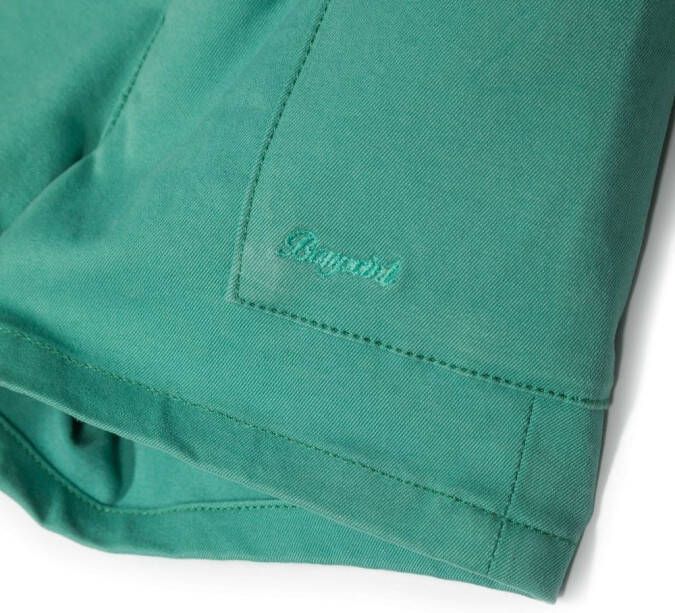 Bonpoint Shorts met geborduurd logo Groen