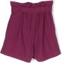 Bonpoint Shorts met gestrikte taille Paars - Thumbnail 2