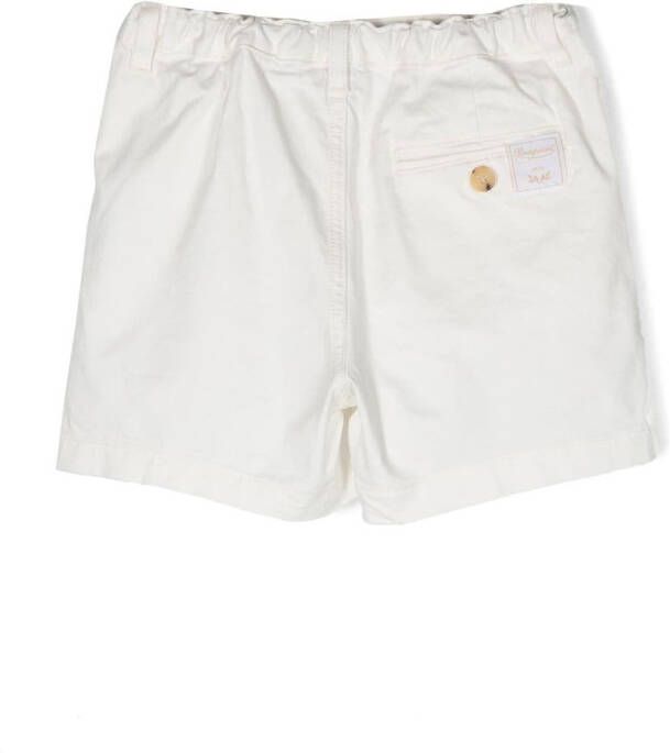 Bonpoint Shorts met logopatch Wit