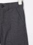 Bonpoint Shorts met pied-de-poule-print Blauw - Thumbnail 2