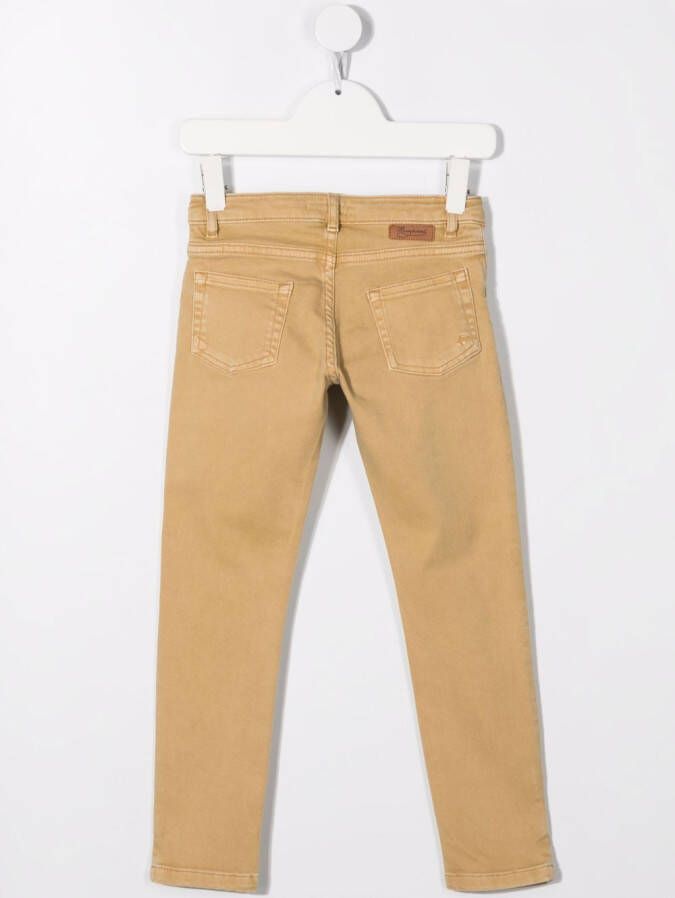 Bonpoint Slim-fit broek Beige