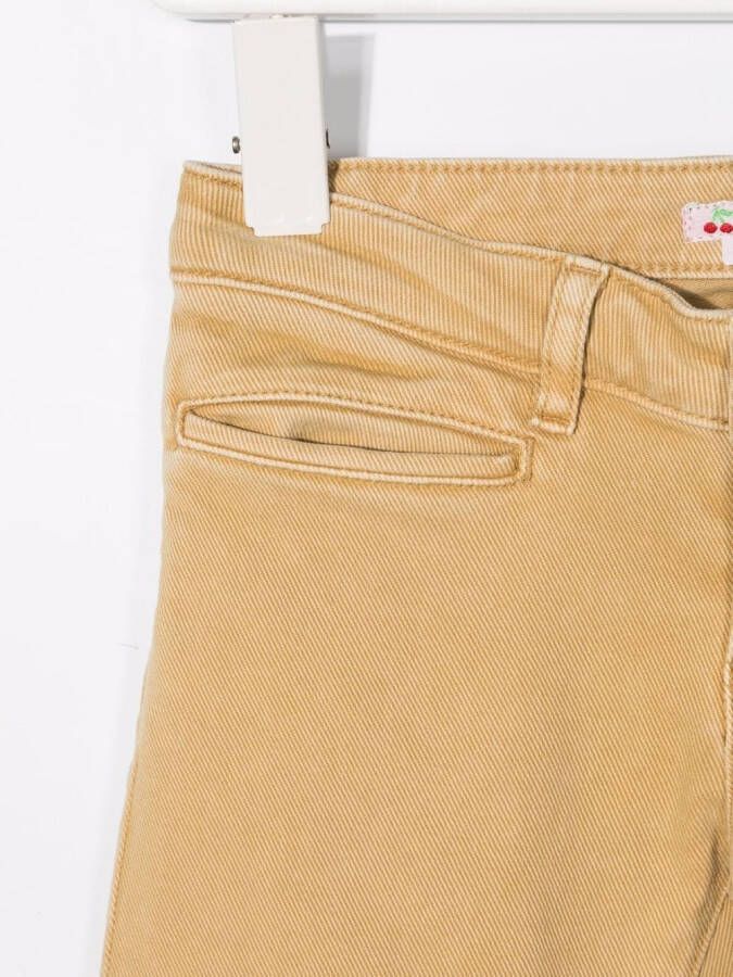 Bonpoint Slim-fit broek Beige