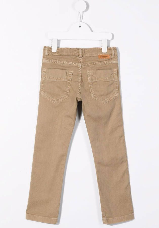 Bonpoint Slim-fit jeans Beige