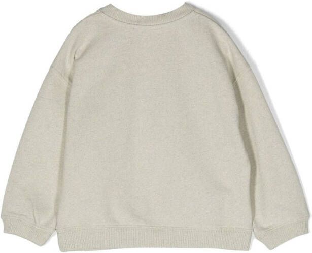 Bonpoint Sweater met ronde hals Beige