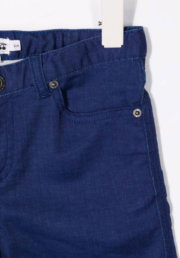 Bonpoint Spijkershorts met elastische tailleband Blauw