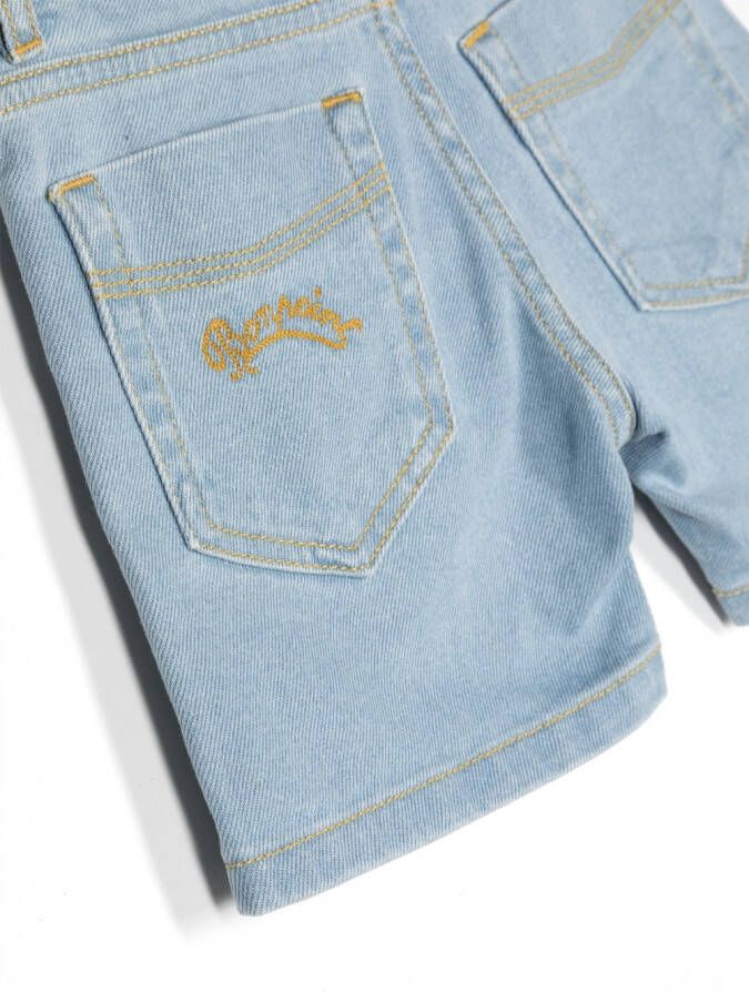 Bonpoint Spijkershorts met geborduurd logo Blauw