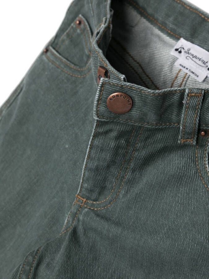Bonpoint Straight jeans Groen
