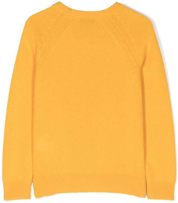 Bonpoint Sweater met logoprint Oranje