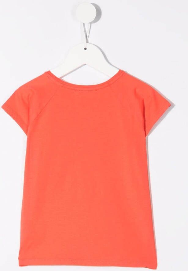 Bonpoint T-shirt met bloemenprint Roze