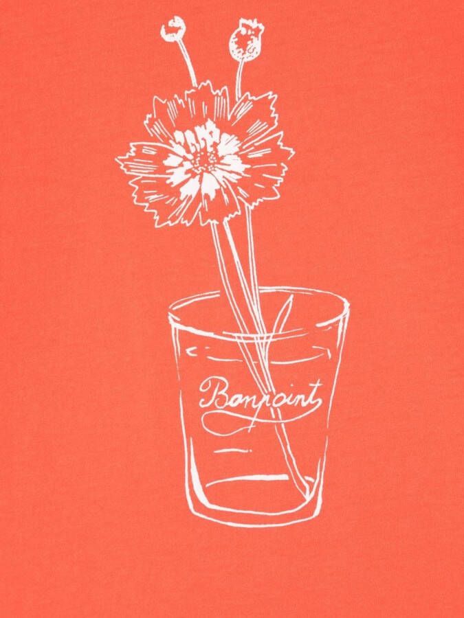Bonpoint T-shirt met bloemenprint Roze