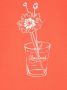 Bonpoint T-shirt met bloe print Roze - Thumbnail 3