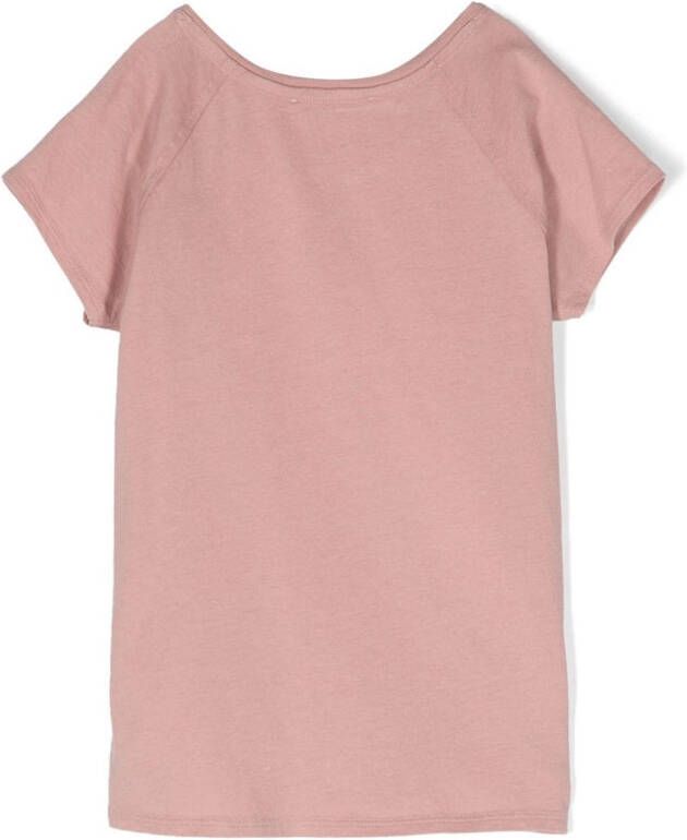 Bonpoint T-shirt met geborduurd logo Roze