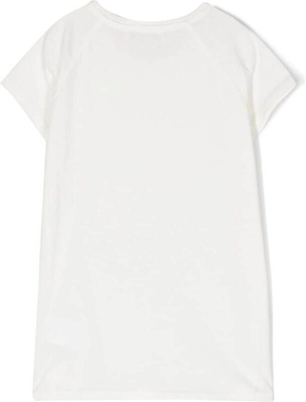 Bonpoint T-shirt met geborduurd logo Wit