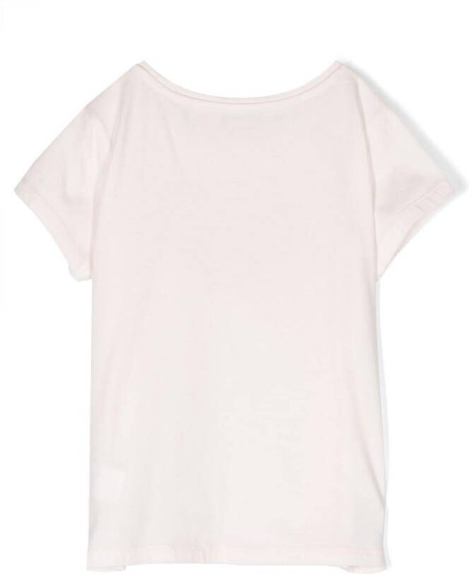 Bonpoint T-shirt met hartprint Roze