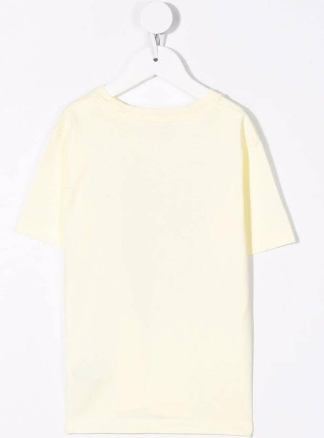 Bonpoint T-shirt met print Geel