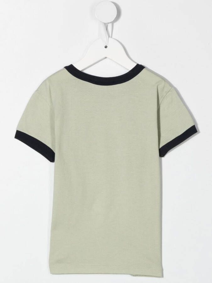 Bonpoint T-shirt met print Groen