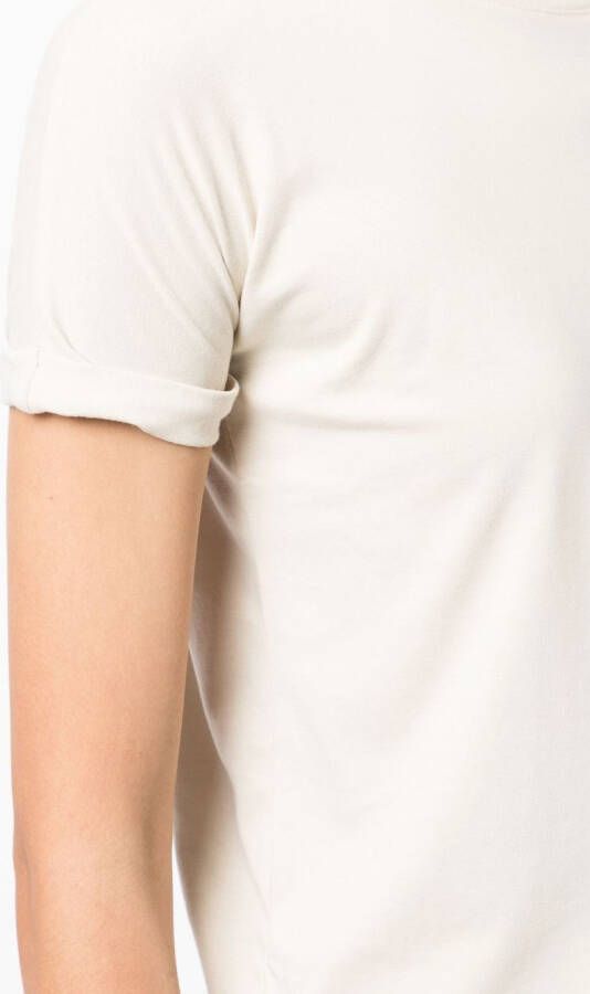 Bonpoint T-shirt met ronde vorm Beige
