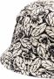 Bonpoint Vissershoed met bloe print Zwart - Thumbnail 2