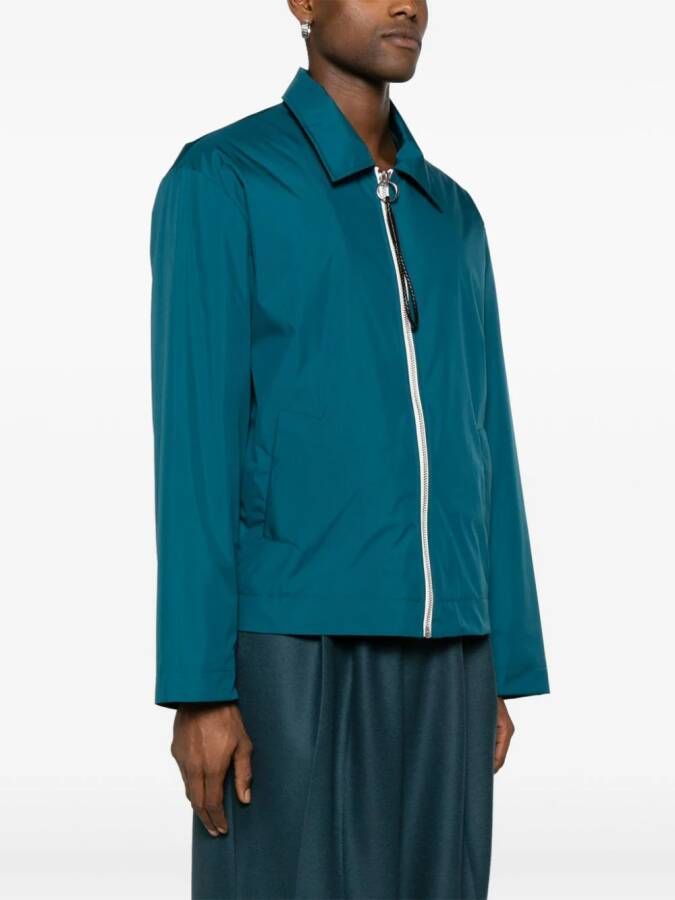 Bonsai Coach shirtjack met rits Blauw