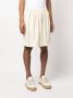 Bonsai Bermuda shorts met elastische tailleband Beige - Thumbnail 3
