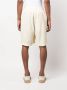 Bonsai Bermuda shorts met elastische tailleband Beige - Thumbnail 4