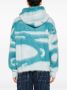 Bonsai Gebreide hoodie Blauw - Thumbnail 3