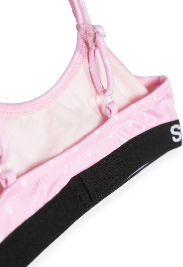 Bonton Bikini met sterrenprint Roze