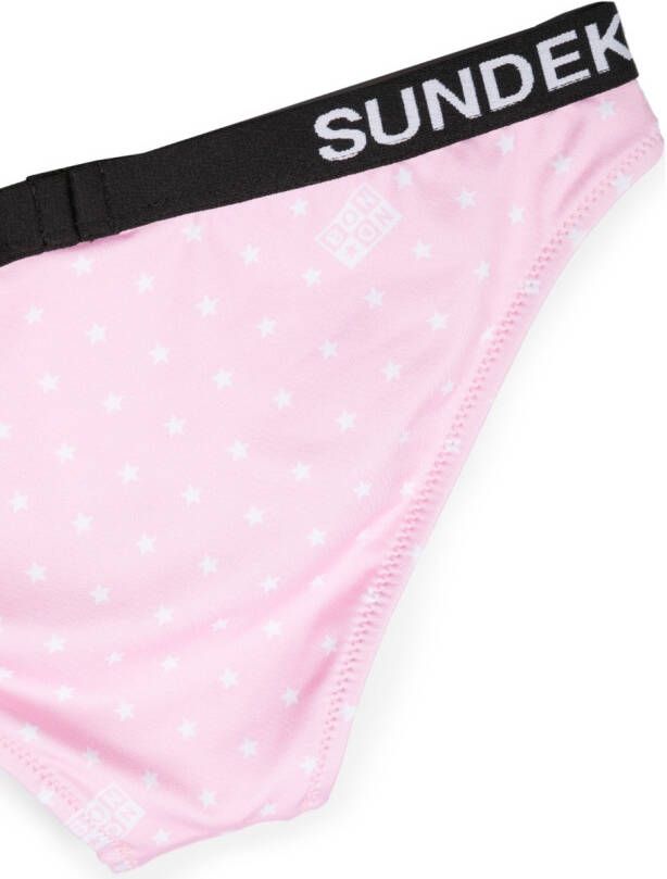 Bonton Bikini met sterrenprint Roze