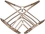 Bordelle Art Deco Ouvert Strap slip Beige - Thumbnail 2