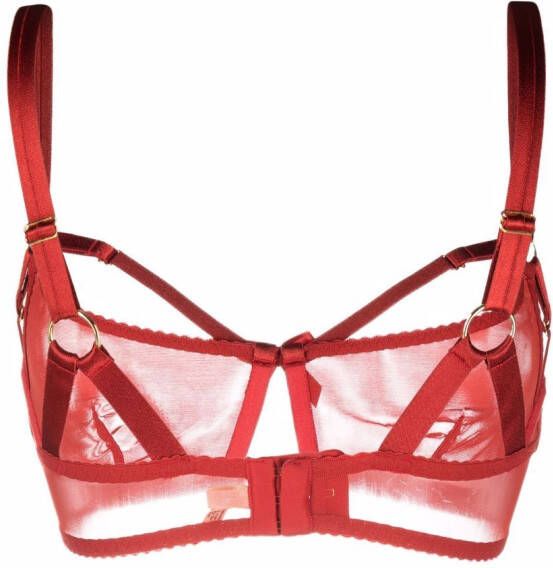 Bordelle Bh met zachte cup Rood
