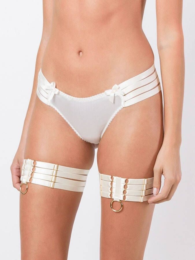 Bordelle bondage zwemvliezen Beige