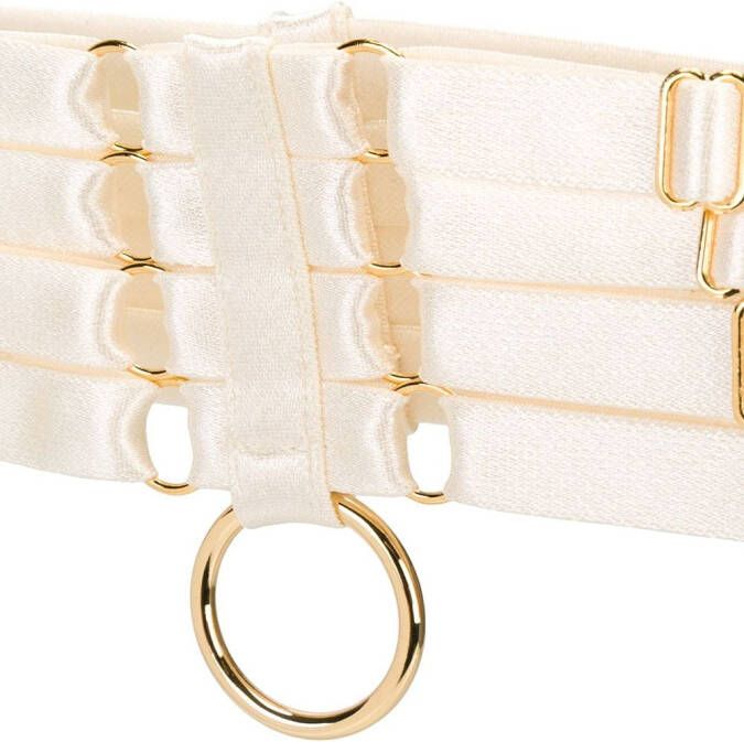 Bordelle bondage zwemvliezen Beige