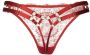 Bordelle Doorzichtige string Rood - Thumbnail 2