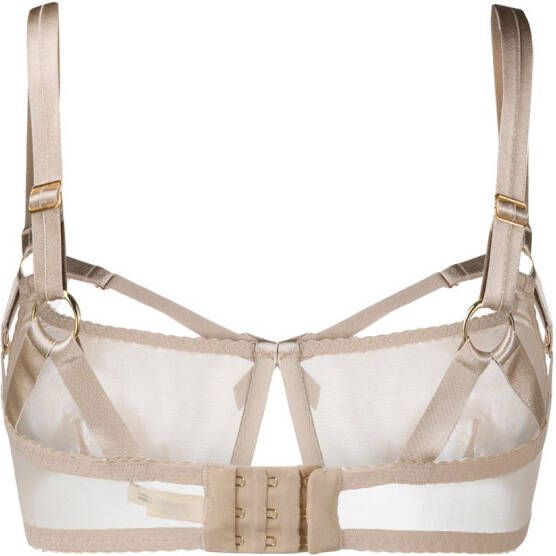 Bordelle Semi-doorzichtige bh Beige