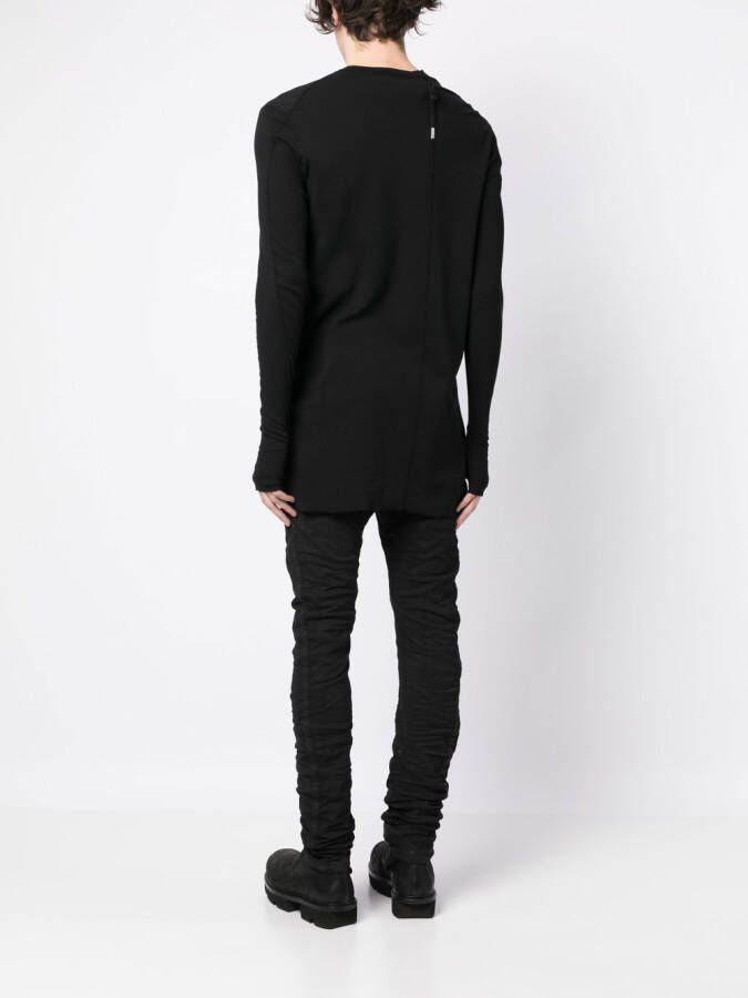 Boris Bidjan Saberi T-shirt met lange mouwen Zwart