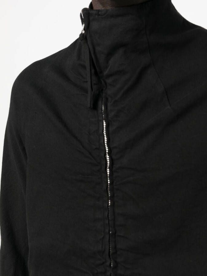 Boris Bidjan Saberi Jack met hoge hals Zwart