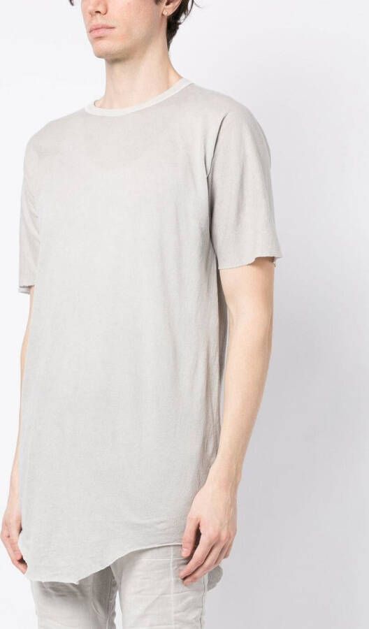 Boris Bidjan Saberi T-shirt met veters Grijs