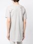 Boris Bidjan Saberi T-shirt met veters Grijs - Thumbnail 4