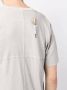 Boris Bidjan Saberi T-shirt met veters Grijs - Thumbnail 5