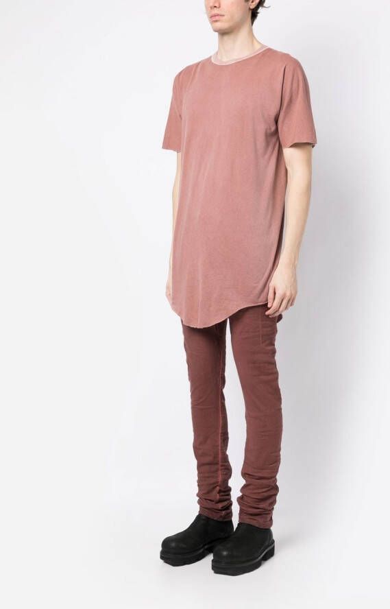 Boris Bidjan Saberi T-shirt met print Rood