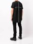 Boris Bidjan Saberi T-shirt met getapete strip Zwart - Thumbnail 2
