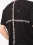 Boris Bidjan Saberi T-shirt met getapete strip Zwart - Thumbnail 5